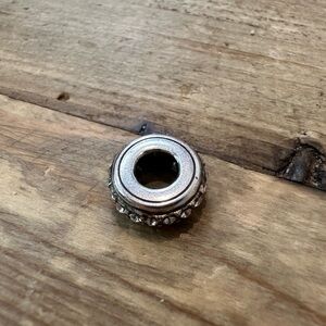 Brighton Silver Rhinestone Spacer Charm